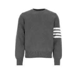 Thom Browne 4 바 크루넥 스웨터 MKA202A00219