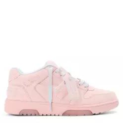 Off White 오프 화이트 남성 아웃 오브 오피스 로우 탑 트레이너 - 소프트 핑크/아이스 7647275