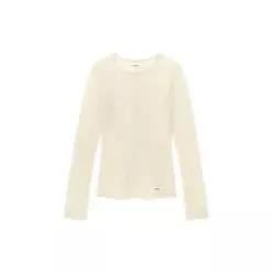 글로니 GLOWNY SHEER LONG S리 LEEVE TOP BEIGE