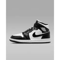NIKE 에어 조던 1 미드 여성 신발 - 화이트화이트블랙 DV0991-101 2079452