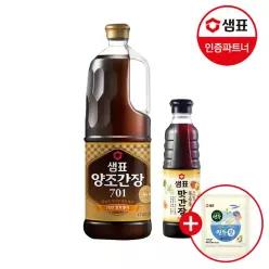 양조간장 701 1.7L+맛간장(조림볶음용) 500ml+사은품증정