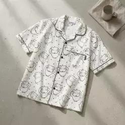스파오 가나디 반팔 파자마 WHITE SPPPG25U06
