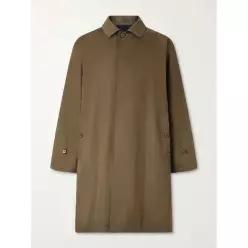 26 FW 네이버후드 그린 발칼라 코튼 개버딘 트렌치 코트 TP574296540