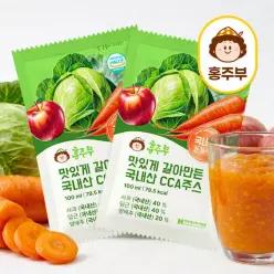 홍주부 갈아 만든 국내산 CCA 주스 100ml X 60포 (60일분)
