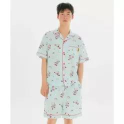 SPAO 호빵맨 반팔 파자마라이트 블루 SPPPG37U07