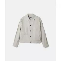 SPAO 리넨블렌드 트러커 재킷 SPJJG24M02