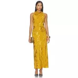 리볼브직영몰 HEMANT AND NANDITA COWL MIDI DRESS 미디 원피스 BENE-WD484 Midi
