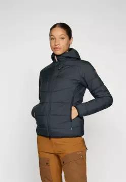 FJALL RAVEN 플라엘라벤 케브 패디드 후디 W - 아웃도어 재킷 블랙 6778569