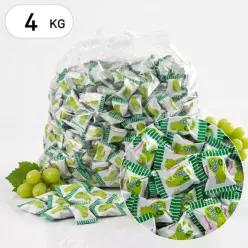맛고을식품 대용량캔디 4kg 업소용 알사탕 식당 후식사탕 벌크 도매 청포도, 500개입, 1개