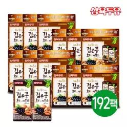 삼육 검은콩 호두 아몬드 두유 192팩(1팩 190ml)