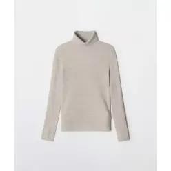 SPAO 메리노울블렌드 립 터틀넥 니트 SPKAG23WS1