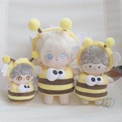 지오몽 20cm 인형옷 꿀벌 2피스 15cm 솜 무속성 10cm 아이돌 인형 옷