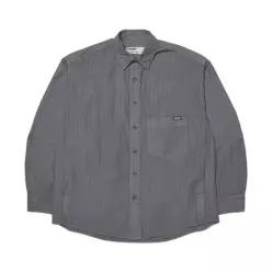 NMWF62SH03DPP 블라우스 여성셔츠 DYED STRIPED SHIRT - PURPLE 7180297