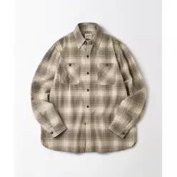 OS26FWSH06BEC 블라우스 여성셔츠 VINTAGE CHECK WORK SHIRT_BEIGE 7063199