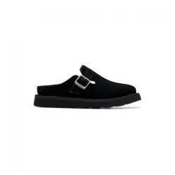 CLARKS ORIGINALS (여성) 솔리버리 뮬 - 블랙 스웨이드 / 26184167
