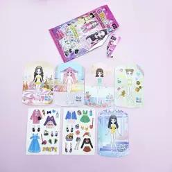 여아선물 인형 옷입기기 스티커놀이20P 어린이집 유아발달 키즈카페