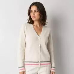 세인트제임스 FW25 여성 아네시 가디건 ANNECY ECUM HOLLY GRIS
