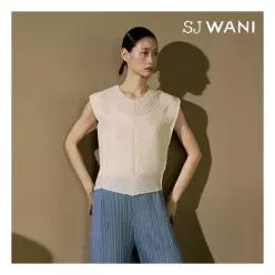 SJ와니 플리츠 슬리브리스 블라우스 1종 런칭 가격 79900원 3631664