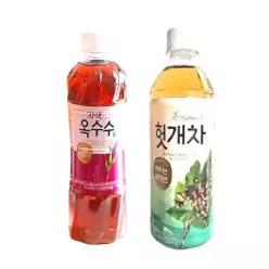 웅진 자색 옥수수수염차 헛개차 건강음료 500ml 40개 혼합