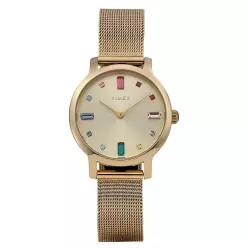 Timex Women's Transcend 31mm Watch - Triple Gold Tone
