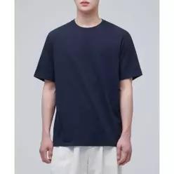 무신사스탠다드 쿨탠다드 베이식 크루 넥 티셔츠 네이비 MM6Z10-NA 577165