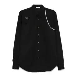Alexander McQueen 스트랩 디테일 셔츠 838526QNAAX TP439462820