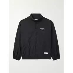 26 FW 네이버후드 블랙 로고 프린트 쉘 트랙 재킷 TP571336757