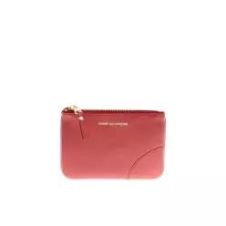 25FW 꼼데가르송 로고 프린트 레더 클러치 SA8100RED TP564515236