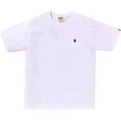 베이프 반팔 티셔츠 001TEL801004MWHT WHITE DOM