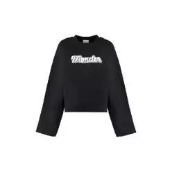 Moncler 로고 프린트 크루넥 스웨트셔츠 I20938G00020899U5 999 TP943281802