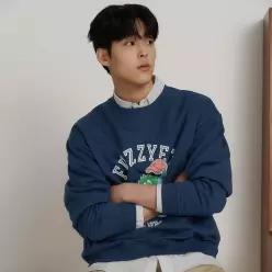 빈폴멘 BEANPOLE MEN 클럽 푸즈예티 스웨트 셔츠 - 네이비 BC6241C61R BC6241C61_R_JB 103120