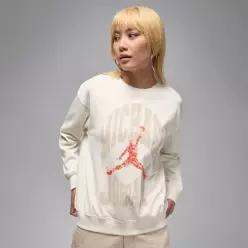 긴팔티 HQS HV0236-133 조던 브루클린 플리스 여성 크루넥 스