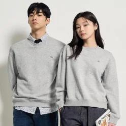 빈폴멘 BEANPOLE MEN Essential 스웨트 셔츠 - 라이트 그레이 BC6141E702 BC6141E70_2_JB 103070