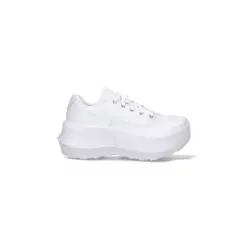 꼼데가르송 여성 스니커즈 운동화 Round Toe 화이트 Calf Leather 028882 단화 캐주