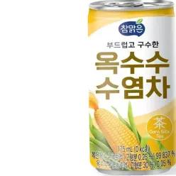식수 참맑은 사무실 옥수수수염차 2박스 가정용 175ml 60캔 음료