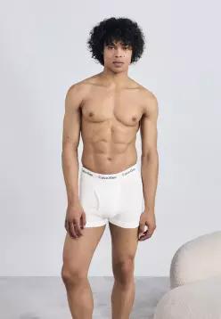 Calvin Klein 캘빈 클라인 속옷 트렁크 7팩 면 신축성 - 검정/회색 헤더/흰색 7797772