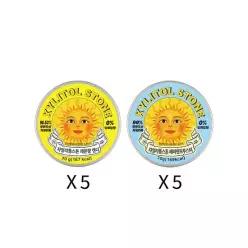 자일리톨스톤 레몬 70g x 5개+ 페퍼민트 부스터 70g x 5개