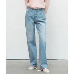 벤시몽 BENSIMON SEMI-WIDE DENIM PANTS - LIGHT BLUE 5005707442 333837