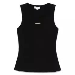 Alexander McQueen 로고 장식 탱크 탑 839507QLAER TP439211002