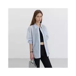 던스트 UNIXEX OVERSIZED SHEER SHIRT_UDSH5B131B2