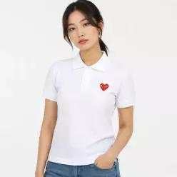 꼼데가르송 COMME DES GARCONS 레드와펜 여성 카라 반팔티셔츠 AZ T005 051 5