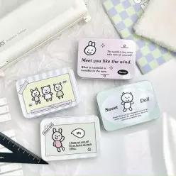 감성 틴케이스 포토카드 보관함 아이돌 굿즈 수납 케이스 덕질 필수템 휴대용 소품