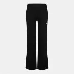 Off White 오프 화이트 대각선 로고 단색 패턴 와이드 레그 조거 팬츠 - 검정/흰색 7627959