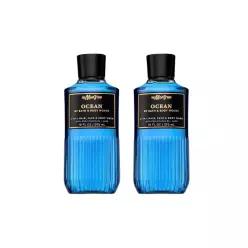 Bath Body Works 3-in-1 남성용 헤어, 페이스 바디 워시 - 오션 향, 프로 비타민 B5 및 알로에 함유, 샴
