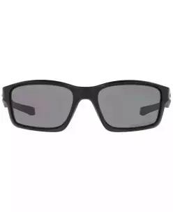 Oakley 체인링크 선글라스 매트 블랙 그레이 편광 6536842
