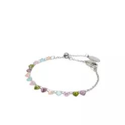 Bimba y Lola 하트 셰이프 크리스털 브레이슬릿 252BAE30610353 TP443500085