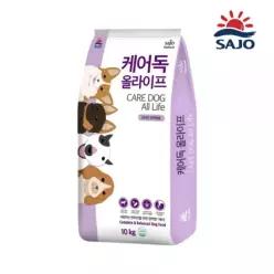 케어독 올라이프 반려견 건식 사료 피모 식이섬유 변 냄새 감소 10kg