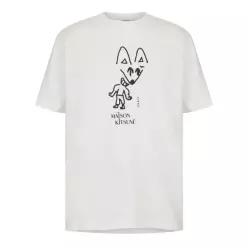 Maison Kitsune Mens Party Fox Comfort T Shirt - White 7756998