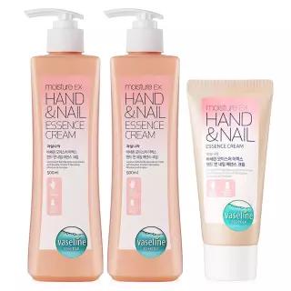 바세린 핸드앤네일 핸드크림 500ml 2개+60ml 고보습 대용량