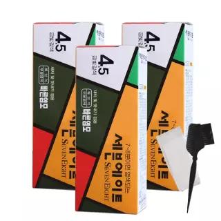세븐에이트 새치 염색약 3개+염색도구+샴푸 5매 7~8분만에 염색되는 동성제약의 기술력